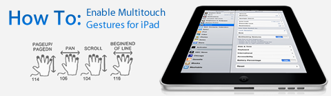 How To: Enable Multitouch Gestures in iOS 4.3.1 For Free